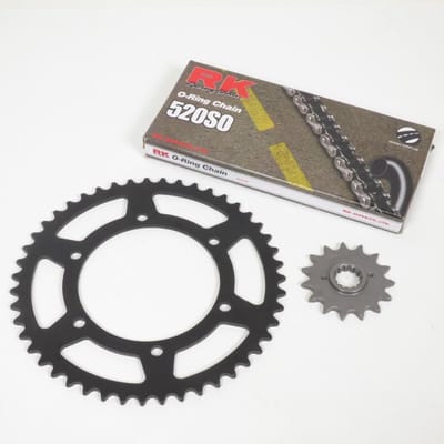 fe kettingset voor motor yamaha 660 mt-03 2006 tot 2014 15x47 steek 520 al 125mm nieuw