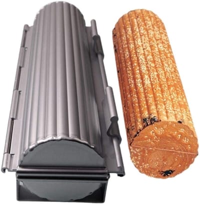 OmGoods - Dailygoody - Ronde Toast Bakvorm - Aluminium Flip Type - Antiaanbaklaag - Zilver - Keuken Tool - Geschikt voor Toast en Gebak - 30,5 cm