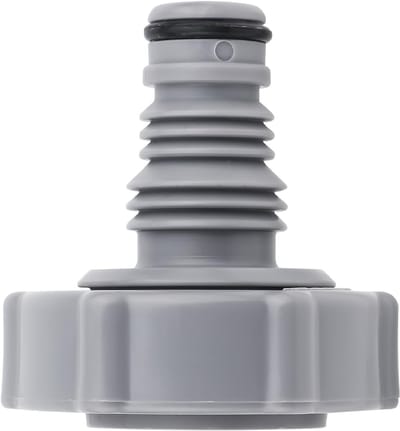 Dailygoods- Afvoerklep Grijs - Afvoeradapter - Afvoerconnector - Afvoerfitting - Zwembadonderdelen - Duurzaam Kunststof 5,4 cm