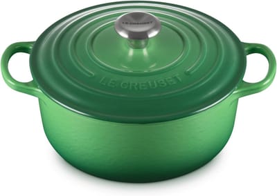 Geëmailleerde gietijzeren ronde braadpan met deksel, 20 cm, 2.4 liter