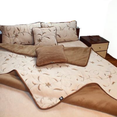 Dekbed 140x200 cm Luxe Merino & Kamelen Wol OnceDoce® – 100% Zuivere Australische Wol – Premium Wollen Dekbed 900 g/m² – Woolmark Certificaat – Wasbaar, Antiallergisch, Zacht & Warm