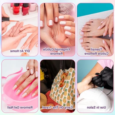 Professionele Cuticle Pusher en Remover met 10 Schuurpapier, Manicure en Pedicure Gereedschap voor Perfecte Nagels