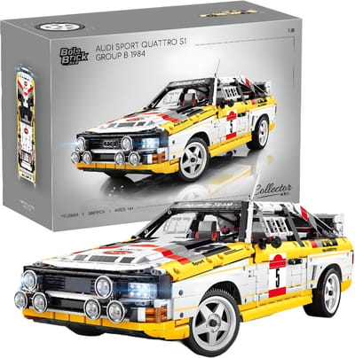 Bole Brick YC-23043 | Audi Sport Quattro S1 Group B | 3887 onderdelen | Statisch | Afmetingen 59×23×25CM | Leeftijd 14+ | Compatible met bekende merken