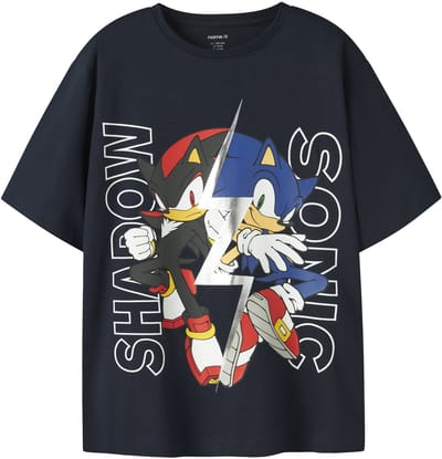 NAME IT - NKMJULLE SONIC SS NREG TOP NOOS SKY - Jongens - T-shirts