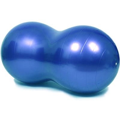 90*45cm Anti-Burst Pinda Yoga Bal voor Thuis Oefening Fitnessapparatuur Sport Gym Yoga Pilates Training met Pomp blauw