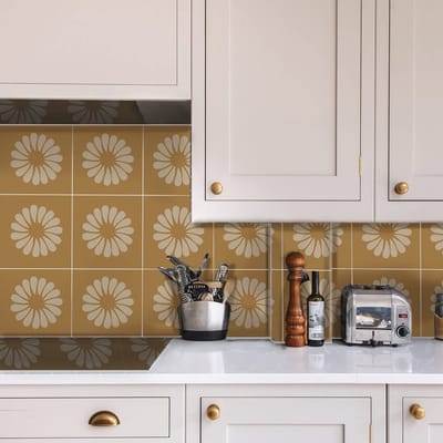 Dailygoods- Wandstickers Waterdicht - Tegelstickers 15x15 cm - Set van 25 - Zelfklevende Wanddecoratie - Geschikt voor Keuken/Badkamer - Eenvoudig aan te brengen