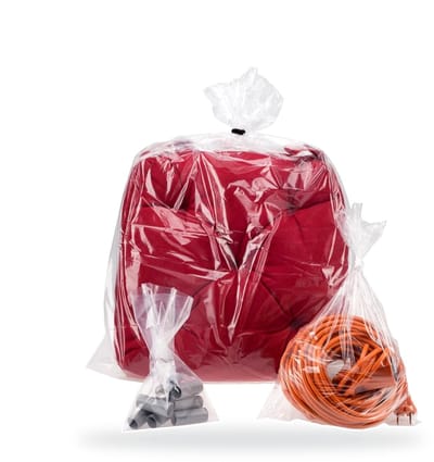 Inpakr Plastic Zakken PE Transparant - 12 x 32 cm - 50 micron - 1000 stuks