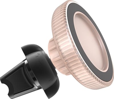 FTQ-CHMS5 Ventilatiehouder Auto - 360° Verstelbaar - Compact en Stijlvol Design - Handsfree Telefoonhouder voor Ventilatierooster - Inclusief FuturiQ Type-C Oplaadkabel - Roze