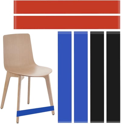 Dailygoods- Stoelbanden 6 Stuks - Rekbare/Stretch Voetbanden - Sensorische Zitriemen - Fidget Banden - TPE/Emulsie - Voor Zelfregulering - Zitband