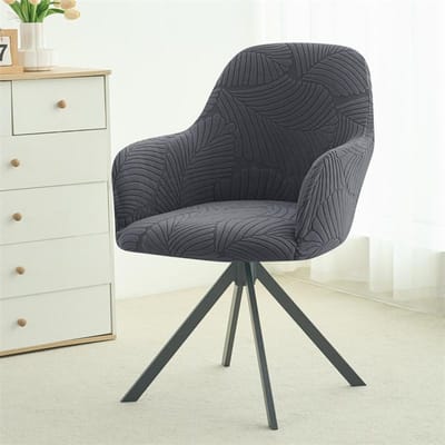 Verdikte Hoge Fauteuilhoes Maïskorrel Draaibare Kantoorstoelhoes Thuisgebruik Hotel Banket Eetkamerstoelhoes High-end Gevoel 48*43*40cm