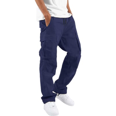 Nieuwe Lente Japanse Werkkleding Heren Casual Broek Urban Multi-pocket Casual Sportbroek 5XL