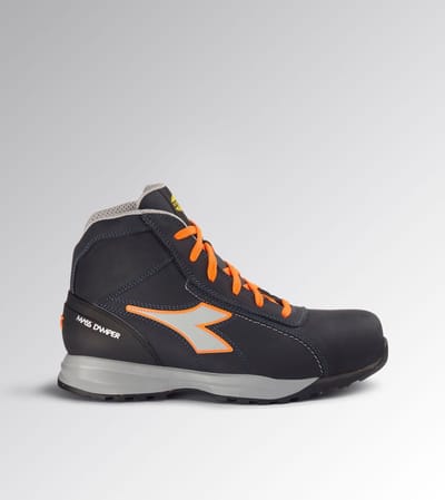 Diadora GLOVE MDS MID S3S FO SR D. Navy/F. Orange 35