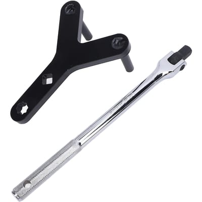 Outil de levier pour bras de suspension inférieur Outil de dépose de bras de suspension inférieur de voiture Outil de dépose de rotule avec barre de force black