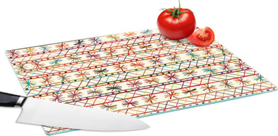 Glazen Snijplank - 39x28 - Regenboog - Zuid-Amerika - Patronen - Snijplanken Glas