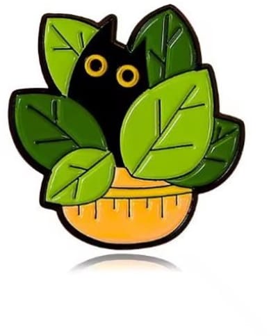 Pin Broche - enamel pin - kledingspeld - Cactus kat B