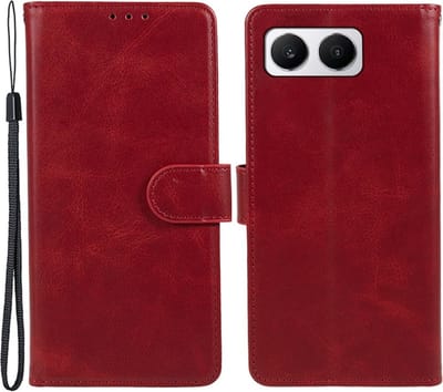 Coverup Hoesje - Geschikt voor OnePlus Nord 4 Hoesje - Coverup Book Case - Rood
