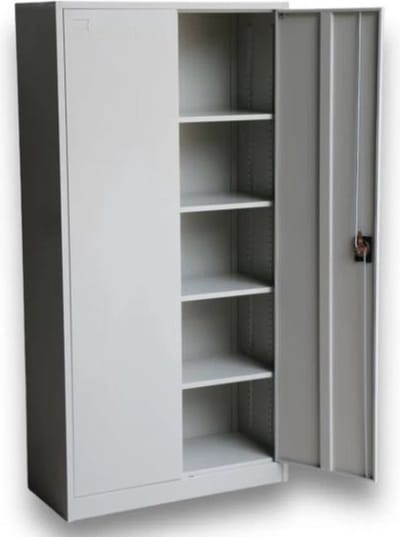 Archiefkast – Kantoorkast – Dossierkast – Wit – Met slot - 200x100x40 cm
