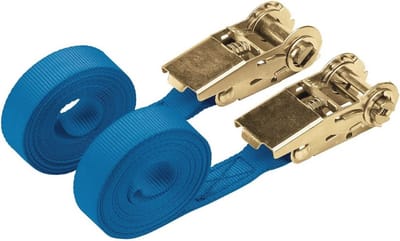2-delige ratelband omlaag riemen set - 250 kg spanbanden voor lading vastzetten