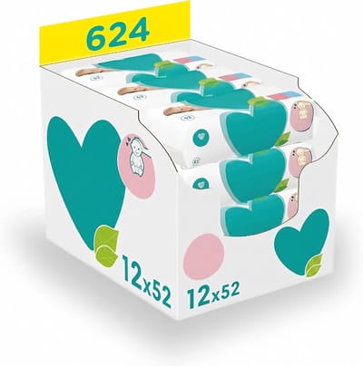 AHD® Billendoekjes - Babydoekjes - Billendoekjes Box - Wit - 20cm x 30cm x 19cm