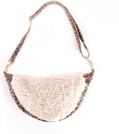 Giuliano heuptas Maddie - Panter - Suède - Beige - Dames - Made in Italy