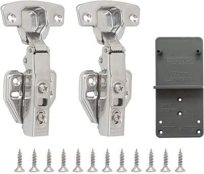 35mm Soft Close Scharnieren met Hydraulische Demper voor Keukenkastdeuren - Set van 2 Stuks met Automatische Sluiting en Geluidsdemping