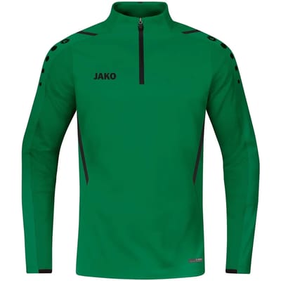 Jako - Ziptop Challenge - Groene Longsleeve Heren-S