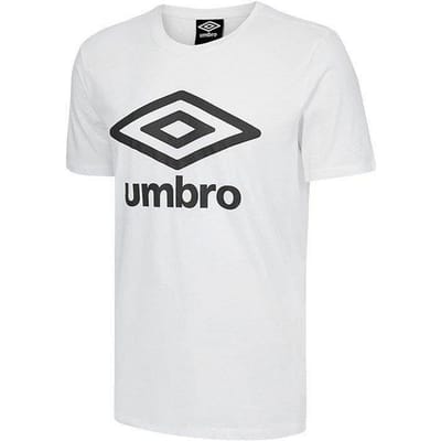 Umbro Groot Logo Heren Wit T-Shirt