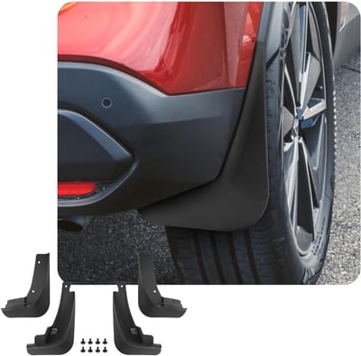 Splashguard mudflaps set van 4 - passend voor Nissan Qashqai J12 e-Power/Mild Hybrid - extra bescherming tegen vuil - ShopVlot