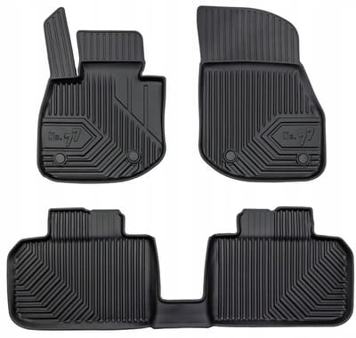 Frogum - No.77 - Automatten 3D - Geschikt voor BMW iX1 (U11) vanaf 2022 - 4-delig - TPE Rubber - Zwart