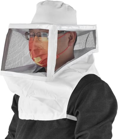 Professionele Bijenkap met Vlies, Ademend Mesh Ontwerp voor Beekeeping, Bescherming voor Volwassenen en Kinderen, Bijenhouden Accessoires