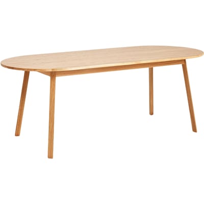 HAY - Triangle Leg Tafel rechthoekig - eiken helder gelakt - 200 x 85 cm - bruin