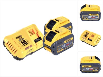 DeWalt DCB 118 Y2 accu-starterset 18 V / 54 V 2x XR FLEXVOLT accu 12 Ah + oplader