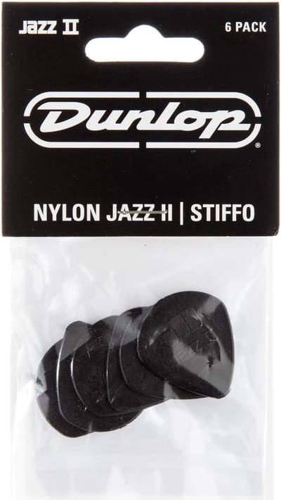 Jim Dunlop Jazz - Plectrums - Jazz I Stiffo - 1,10 mm - Player's Pack 6 Stuks