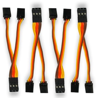 Premium Servo Y verlengkabel - 4 stuks Y-kabel verlenging voor RC