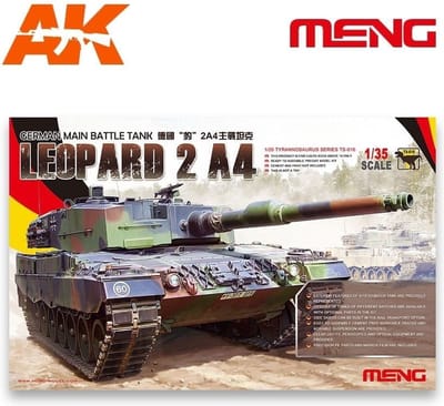 German Main Battle Tank Leopard 2 A4 - Scale 1/35 - Meng Models - MM TS-016