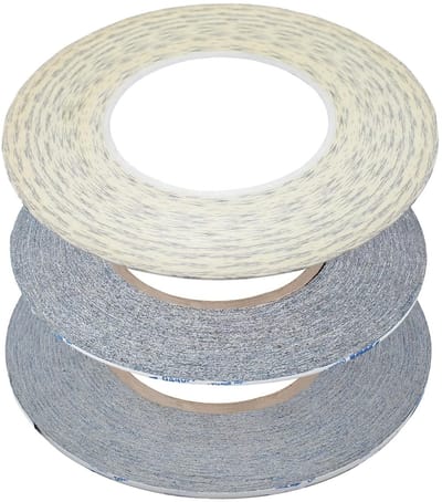 Dailygoods- Dubbelzijdig Plakband Extra Sterk - 50 Meter - 1 mm/2 mm/3 mm - Hittebestendig - Waterdicht - Sterke Kleefkracht - Tape