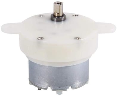 Motor met lage snelheid - Micro motor - Kleine displays - Hoog koppel - 12V 3 RPM - Zilver