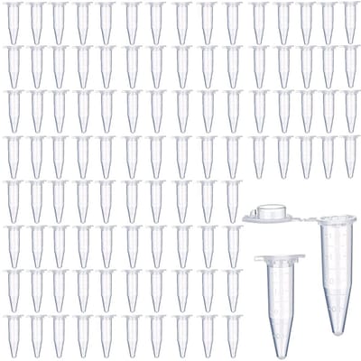 Centrifugebuis 1,5 ml - 100 Stuks - Conische Laboratoriumbuizen met Snap-Cap voor Wetenschappelijk Gebruik