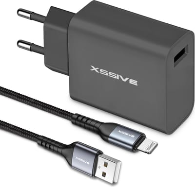Oplader met Veilige USB Kabel - Geschikt voor Apple iPad en iPhone met Lightning poort - Auto Disconnect Kabel