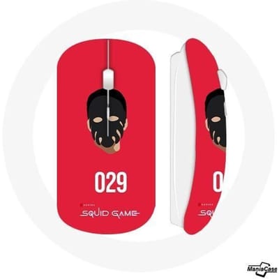 Souris Sans Fil - MANIACASE - Hwang Jun Ho No 29 - Rouge - Clé USB Wi-Fi incluse - Compatible Mac et PC