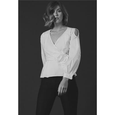 Anne Fontaine Lola-h19 White Größe: 40 | Blusen Outlet | Damen | Weiß