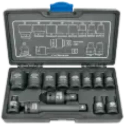 13-delige Slagmoersleutel Dopsleutelset 1/2 inch - 10-27mm