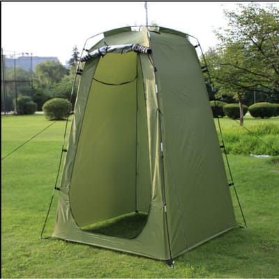 Tent Buiten Draagbaar Omkleedtent Bad Douche Warme Tent Buiten Zwembad Kleedkamers Mobiele Toilet Tent 1 beige