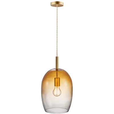 Nordlux Hanglamp Uma Amber Ø23cm E27