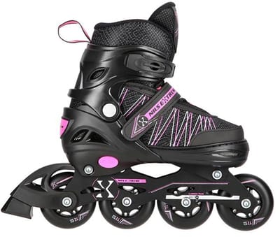 Nils Extreme NH11912 - 2-in-1 Schaatsen en Inlineskates - C-Zwart-Roze