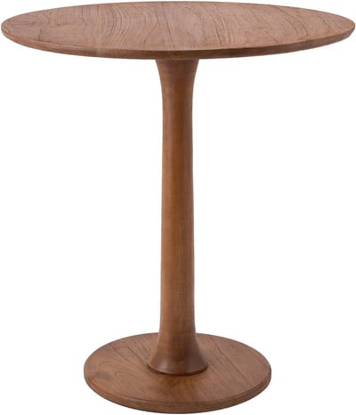 CLP Morristown Bijzettafel - rond - hout - handgemaakt - salontafel - voor woon- en eetkamer - bruin