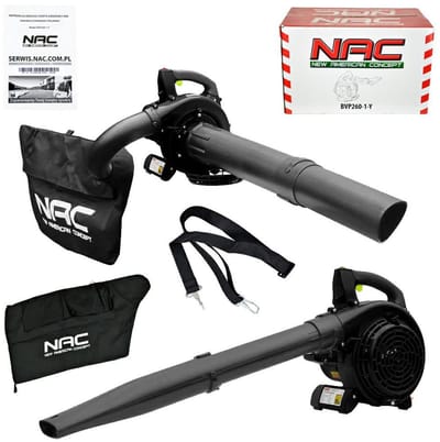 NAC BVP260-1-Y - Benzinebladblazer - 1 KM - Zuig- en versnipperingsfunctie