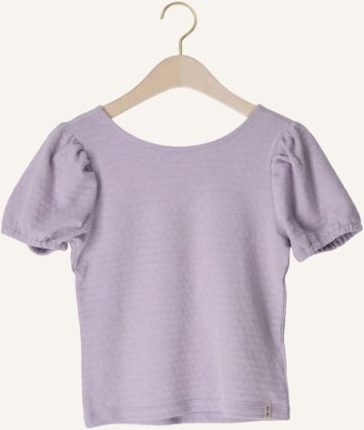 Nono Kiamo Dotted Jersey Top Tops & T-shirts Meisjes - Shirt - Lila - Maat 134/140