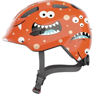 Fietshelm ABUS SMILEY 3.0 orange monster M - 50-55 cm - oranje - Geschikt voor gebruik op kinderfietsen - 240 g