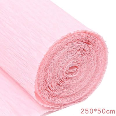17 kleuren 250x50cm gekleurde crêpepapierrol Origami gekreukt crêpepapier knutselwerkje DIY bloemendecoratie cadeaupapier knutselwerkje